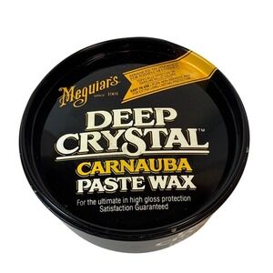 NEW Deep Crystal Carnauba Paste Wax 11oz High Gloss Car Auto Finish VTG